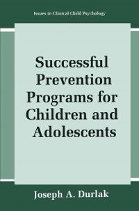 Cover Successful Prevention Programs for Children and Adolescents