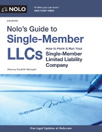 Cover Nolo’s Guide to Single-Member LLCs