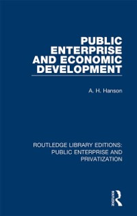Cover Public Enterprise and Economic Development