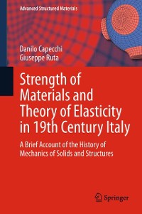 Cover Strength of Materials and Theory of Elasticity in 19th Century Italy