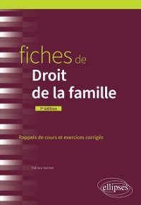 Cover Fiches de Droit de la famille