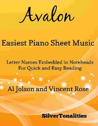 Cover Avalon Easiest Piano Sheet Music