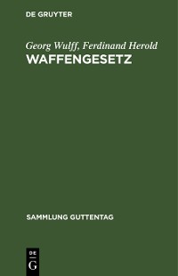 Cover Waffengesetz