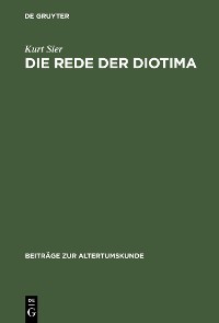 Cover Die Rede der Diotima