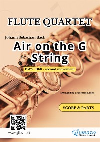 Cover Air on the G string - Flute Quartet score & set of parts