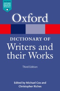 Cover Dictionary of Writers and their Works