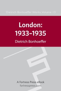 Cover London 1933-1935 DBW Vol 13