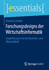 Cover Forschungsdesigns der Wirtschaftsinformatik