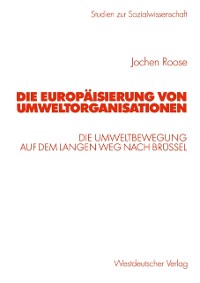 Cover Die Europäisierung von Umweltorganisationen