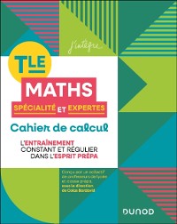 Cover Cahier de calcul en maths Terminale