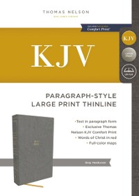 Cover KJV, Paragraph-style Large Print Thinline Bible