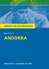 Cover Andorra von Max Frisch. Textanalyse und Interpretation mit ausführlicher Inhaltsangabe und Abituraufgaben mit Lösungen.