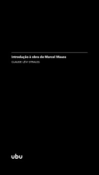 Cover Introdução à obra de Marcel Mauss