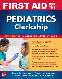 Cover First Aid for the Pediatrics Clerkship, Fifth Edition