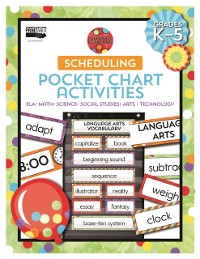 Cover Celebrate Learning Scheduling Pocket Chart Activities