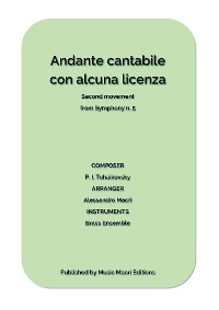 Cover Andante cantabile con alcuna licenza - Second movement from Symphony n. 5