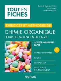 Cover Exercices et méthodes de chimie organique pour les sciences de la vie - 2e éd.