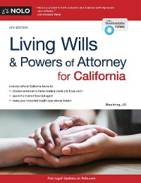Cover Living Wills and Powers of Attorney for California
