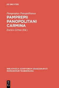 Cover Pamprepii Panopolitani carmina