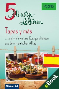 Cover PONS 5-Minuten-Lektüren Spanisch A1 - Tapas y más