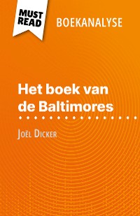 Cover Het boek van de Baltimores van Joël Dicker (Boekanalyse)