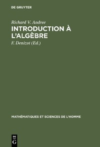 Cover Introduction à l’algèbre