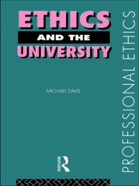 Cover Ethics and the University