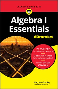 Cover Algebra I Essentials For Dummies