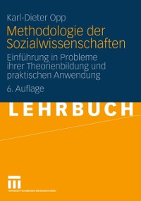 Cover Methodologie der Sozialwissenschaften