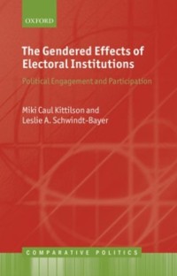 Cover Gendered Effects of Electoral Institutions