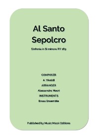 Cover AL SANTO SEPOLCRO Sinfonia in Si minore RV 169
