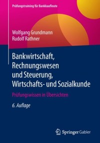 Cover Bankwirtschaft, Rechnungswesen und Steuerung, Wirtschafts- und Sozialkunde