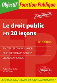 Cover Le droit public en 20 leçons - 8e édition