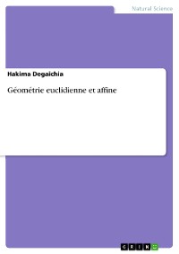 Cover Géométrie euclidienne et affine
