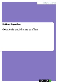 Cover Géomètrie euclidienne et affine