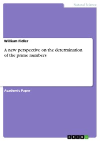 Cover A new perspective on the determination of the prime numbers