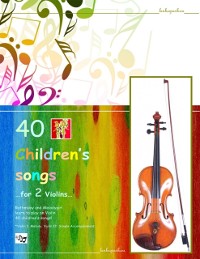 Cover 40 Children's Songs for Two Violins