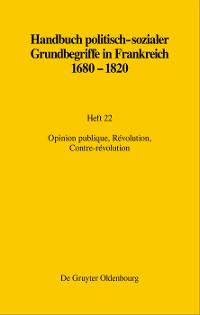 Cover Opinion publique, Révolution, Contre-révolution