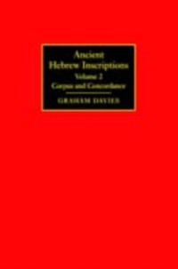 Cover Ancient Hebrew Inscriptions: Volume 2