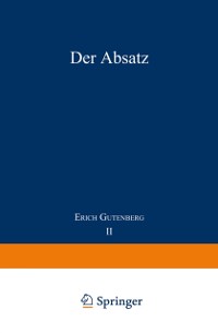 Cover Der Absatz
