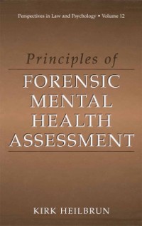 Cover Principles of Forensic Mental Health Assessment