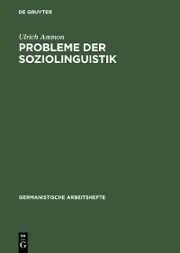 Cover Probleme der Soziolinguistik