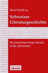Cover Schweizer Literaturgeschichte