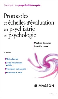 Cover Protocoles et échelles d''évaluation en psychiatrie et psychologie