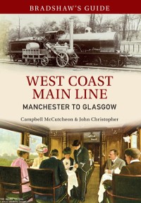 Cover Bradshaw's Guide West Coast Main Line Manchester to Glasgow