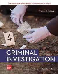 Cover ISE eBook Online Access for Criminal Investigation