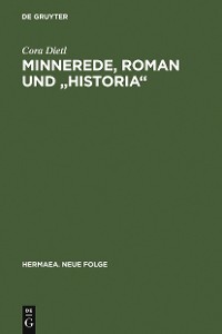 Cover Minnerede, Roman und "historia"