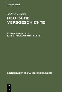 Cover Der altdeutsche Vers