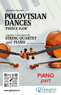 Cover Piano part of "Polovtsian Dances" for String Quartet and Piano
