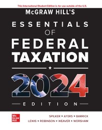 Cover McGraw-Hill's Essentials of Federal Taxation 2024 Edition ISE